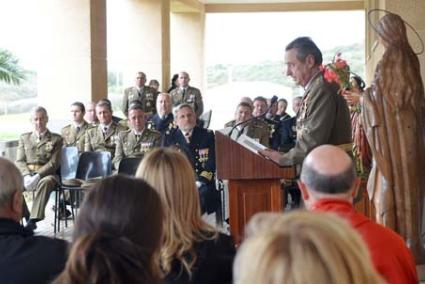 Conmemoración. El tradicional acto castrense se celebró en la base de San Isidro - Paco Sturla