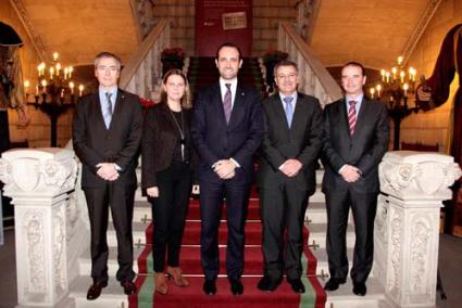 Encuentro. Bauzá se reunió con los presidentes de los cuatro consells - PGIB