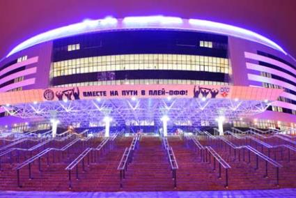 Minsk arena. La moderna instalación que acoge este Mundial de ciclismo en pista - Archivo