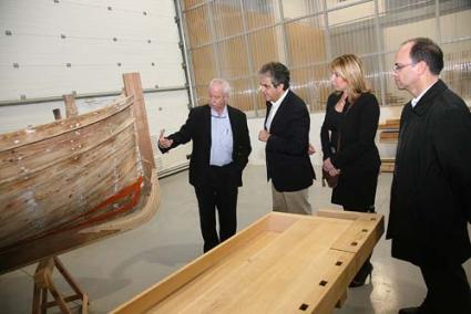 Centre de la mar. Rafael Bosch visita las instalaciones junto con Reynés, Gornés y Cardona - Javier