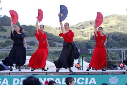 Celebración. Baile, cante y mucho ambiente para homenajear a la Virgen del Rocío - Gemma Andreu