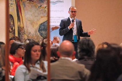 Reunión. Los agentes de viaje italianos, ayer en el Club Falcó - Gemma Andreu