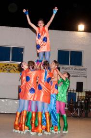 Figura. Una de las escenas del festival de la Escuela de Patinaje - udm