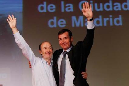 Madrid. Rubalcaba y Tomás Gómez en la capital - PSOE