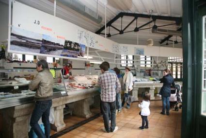 Mercat des peix. La venta de pescado se concentrará a la izquierda de la entrada, el resto a la derecha - Archivo