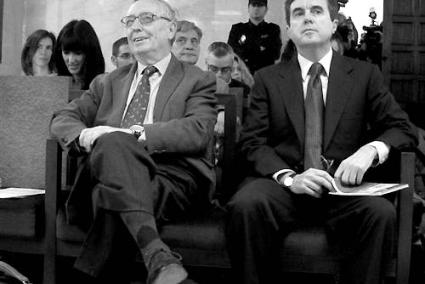 ABN. Antonio Alemany y Jaume Matas, en un momento del juicio al que fueron sometidos - Archivo