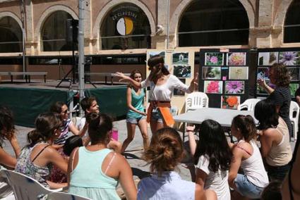 Demostració. Els alumnes dels cursos Estiu Jove van exhibir dimecres les habilitats adquirides - Javier