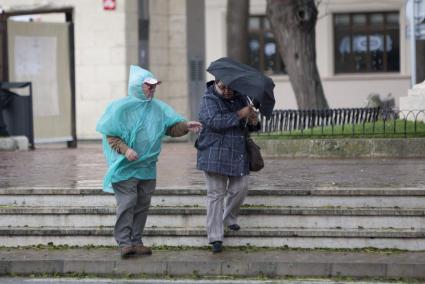 Desde el viernes no ha parado de llover en Menorca. - Josep Bagur Gomila