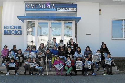 menorca mao poima diari menorca visita instalacions colegio cc san j