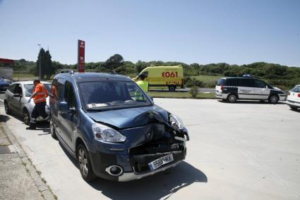 Imagen de uno de los dos vehículos implicado en el accidente