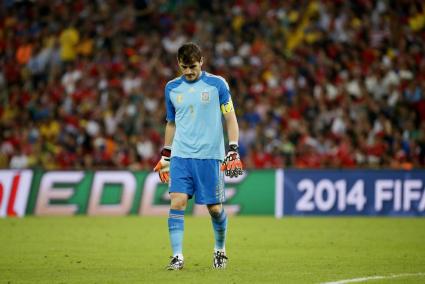 El portero de la selección española Iker Casillas.