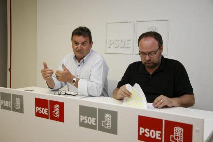 Los socialistas Joan Marquès y Damià Borràs