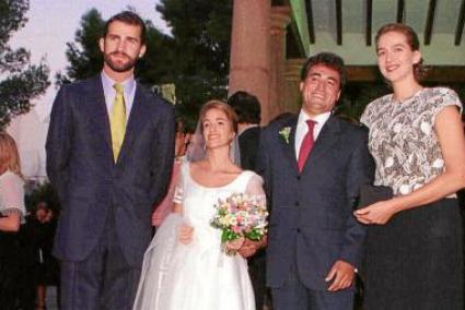 El rey Felipe VI y la Infanta fueron testigos en la boda de José Luis 'Pepote' Ballester.