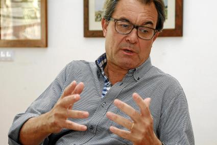 Artur Mas, en un momento de la entrevista con David Marquès.