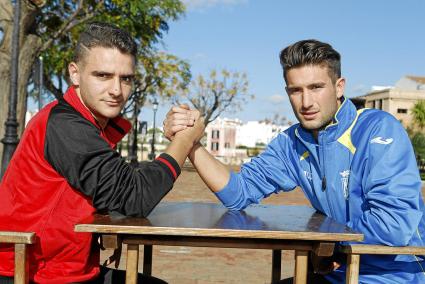 Los jóvenes Xiscu del Mercadal e Izan del Penya.