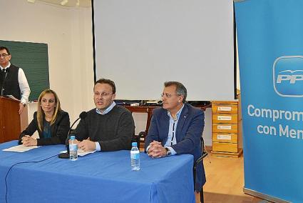 Carmen Reynés, Cristóbal Coll y Santiago Tadeo.