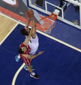 Llull, autor de 11 puntos, fue uno de los estandartes del Real Madrid en la victoria ante el CAI.