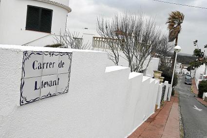 Menorca Mao Es Grau calle Llevant placa