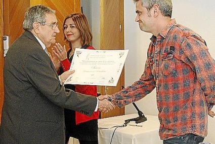 Miquel Sánchez, chef y propietario de Es Moix, recibió el premio al restaurante revelación