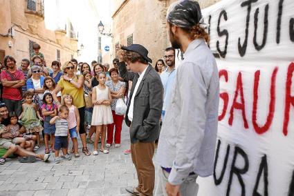 MENORCA - NUEVA PROTESTA EN CAN SAURA .