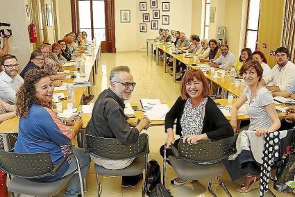 Primera reunión de la Ejecutiva del PSIB tras las elecciones.