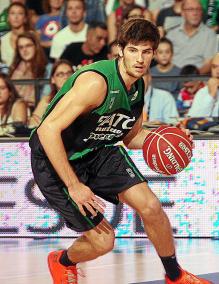 Sans, el día en que debutó con la Penya en ACB