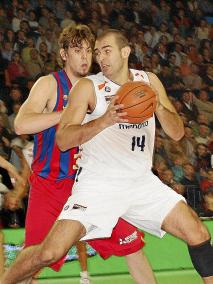 MENORCA. BALONCESTO. PARTIDO DE LA LIGA ACB ENTRE EL LLANERA MENORCA Y EL F.C. BARCELONA, (82-70).