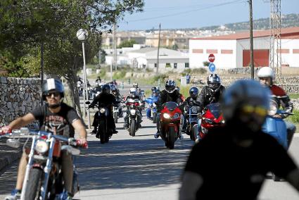 Los motoristas realizaron la misma ruta que hizo David Camacho el día del accidente.