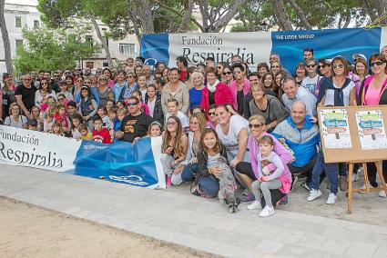 Mobilització. La participació a la Caminada solidària augmenta any rere any, ajudant a fer front a la malaltia genètica