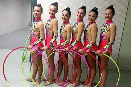 Después de cosechar brillantes registros en el Campeonato de Balears, las chicas del Pasqual Calbó también expusieron su talento