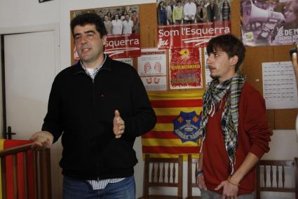 Menorca Mao Unitat Popular Esquerra Unida presentacion candidato elec