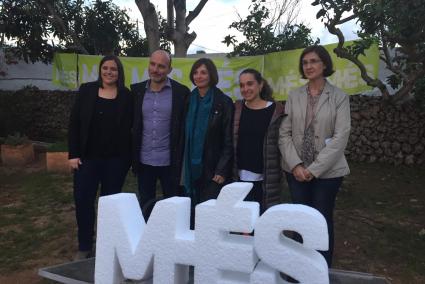 Antoni Verger ha participado en el acto electoral de Més en Maó