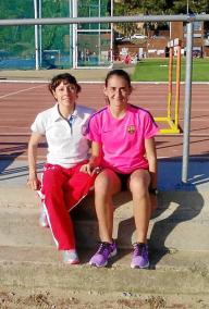 Las atletas de Ferreries, Àngela ‘Lita’ López y Marina Bagur, son dos de los máximos exponentes salientes del Menorca Atletisme actual.