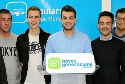 Imagen de la conferencia política celebrada el fin de semana por el ala juvenil del PP Menorca