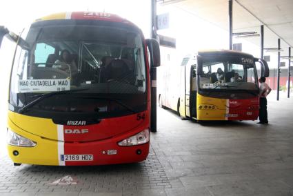 MenorcaAutobusBus Linea Mahon CiudadelaMao CiutadellaTamsa