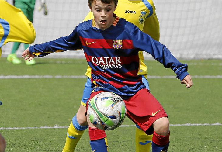 En cadetes, el Villacarlos ha sido el único equipo que ha registrado una mínima derrota ante el Barça