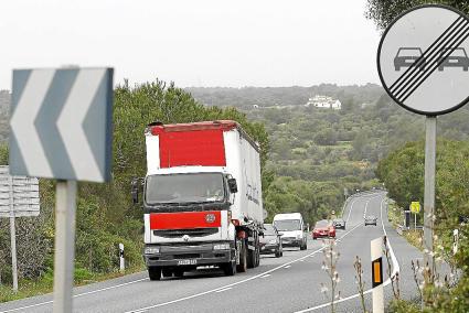 La carretera general logró en algunos puntos cifras máximas de tráfico en verano