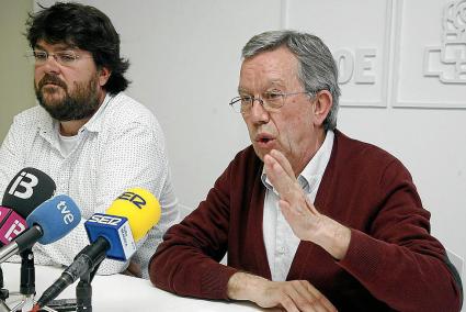 Vicenç Tur y Javier Tejero dieron a conocer este viernes la decisión del que fuera candidato en diciembre