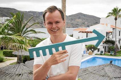 El fundador Wouter Chümpff en el campus de Menorca Millennials