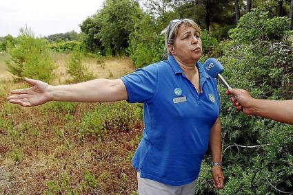 La vecina que avistó el fuego cuenta cómo ocurrieron los hechos.