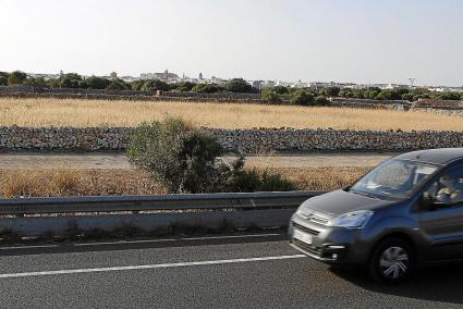 Entorno de la Ronda Sur de Ciutadella donde se construiría el polígono