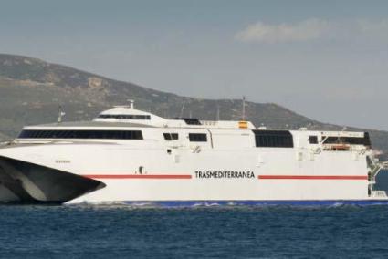 El "Alboran" es uno de los barcos de alta velocidad que pueden operar en la ruta.