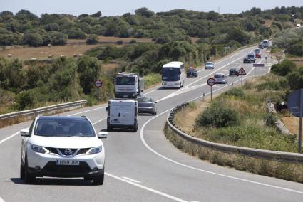 MENORCA - EL PROYECTO DE LA CARRETERA GENERAL DESCARTA UN AUMENTO SUSTANCIAL DEL TRAFICO.