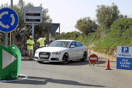 menorca ciutadella parking informadores playas del sur colapso