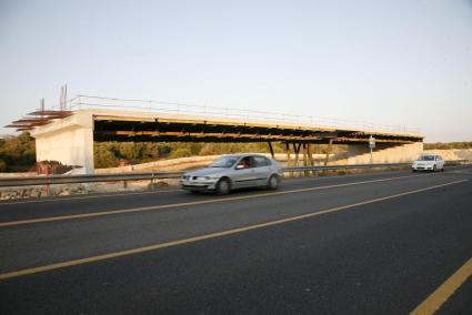 El enlace se ha construido sobre una zona inundable