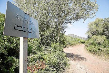 El Camí d’en Kane antes del tramo que pasa por Binimoti