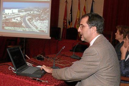 José María Ezquiaga, en marzo durante la presentación del nuevo PGOUde Ciutadella