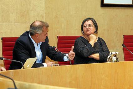 Cristina Gómez escucha a Tadeo en el pleno de este lunes