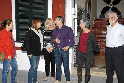 Susana Mora, Francina Armengol, Begoña Mercadal, Lluís Camps, Conxa Juanola y José Antonio Fayas