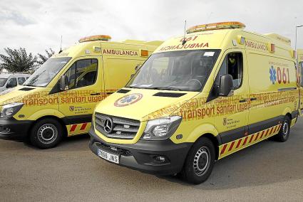 La rapidez obligada de las ambulancias a veces provoca pequeños incidentes como el del lunes en Maó